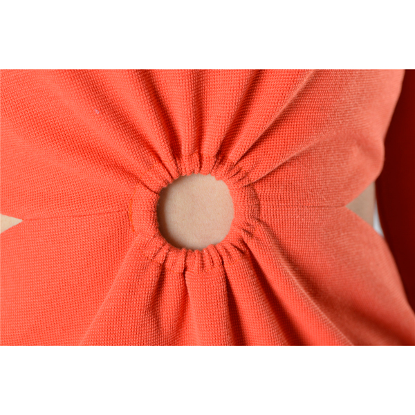 SY005漏空燙鉆連衣裙細節圖