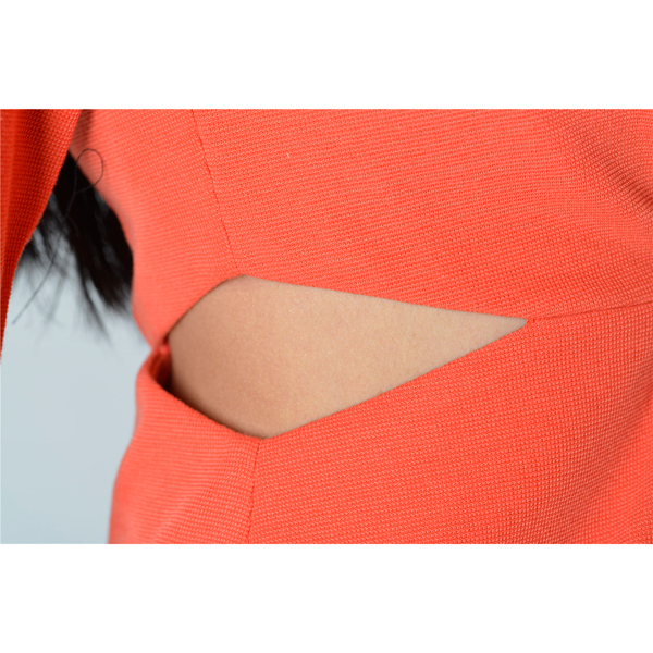 SY005漏空燙鉆連衣裙細節圖